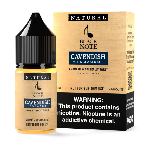 Black Note Cavendish Blend 30ml Salt Premium Likit